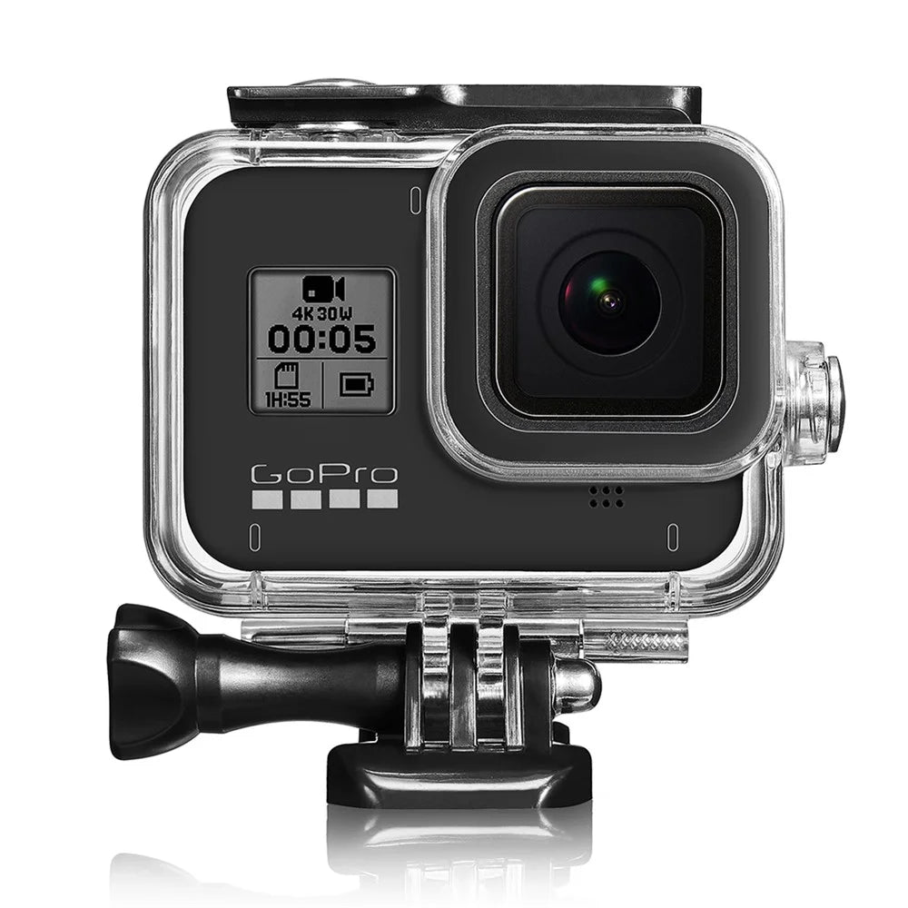 For Gopro 8 Waterproof Case+Red Purple Pink Filter - 3