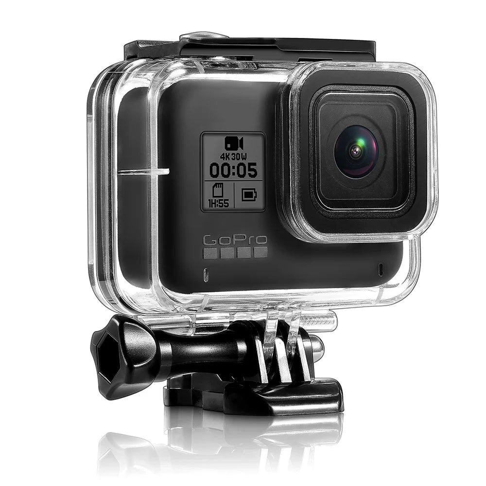 For Gopro 8 Waterproof Case+Red Purple Pink Filter - 5