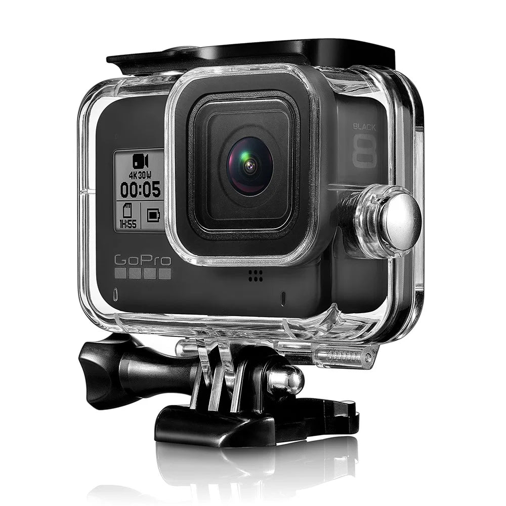 For Gopro 8 Waterproof Case+Red Purple Pink Filter - 6