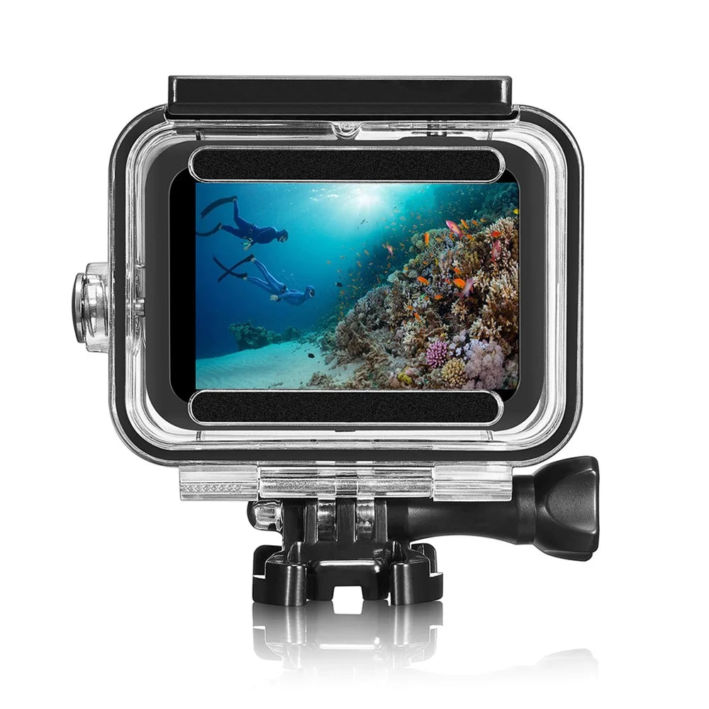For Gopro 8 Waterproof Case+Red Purple Pink Filter - 7