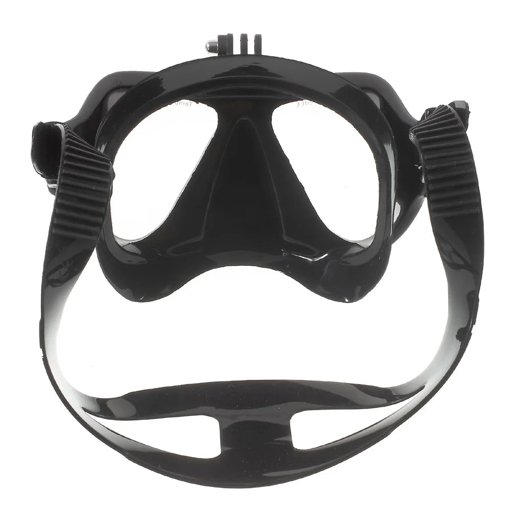 Diving Mask Scuba Goggles Glasses with Camera Mount for GoPro Hero 4/3+/3/2/1 SJ4000/SJ5000 etc - Black - 5