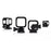 Protective Housing Standard Frame Case with Mounting Base for GoPro Hero 5 Session / 4 Session - 3
