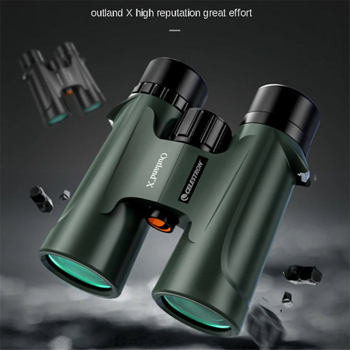 CELESTRON OUTLAND X Series 10X42 Roof Prism Binoculars High Power Telescope HD Waterproof Binoculars for Outdoor Bird Watching Concert Hunting - 2