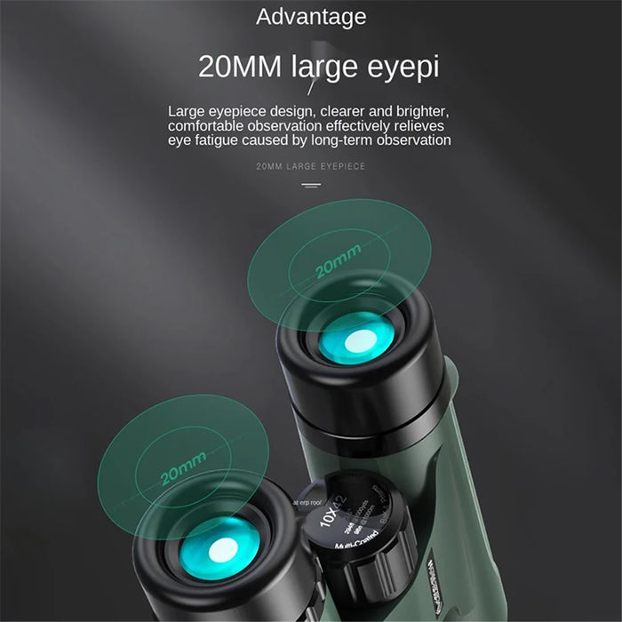 CELESTRON OUTLAND X Series 10X42 Roof Prism Binoculars High Power Telescope HD Waterproof Binoculars for Outdoor Bird Watching Concert Hunting - 3