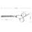 Pack of 6 Inch Hair Cutting Scissors and Barber Thinning Shears - 6