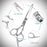 Pack of 6 Inch Hair Cutting Scissors and Barber Thinning Shears - 7