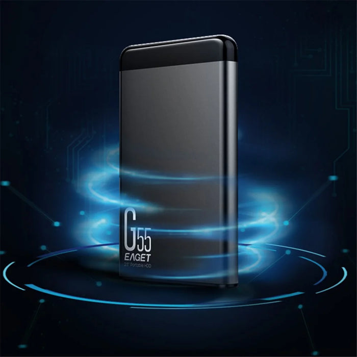 EAGET G55 USB3.0 2.5 inch External Hard Disk Hard Drive 500G HDD Drive Enclosure for Notebook Desktop PC - 6