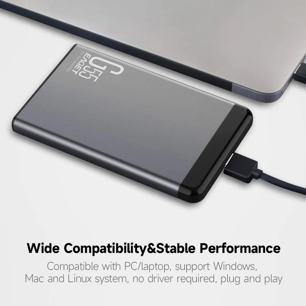 EAGET G55 1TB 2.5 Inch Portable External Hard Drive USB 3.0 HDD Storage Drive with 110MB / s Read Speed - 3