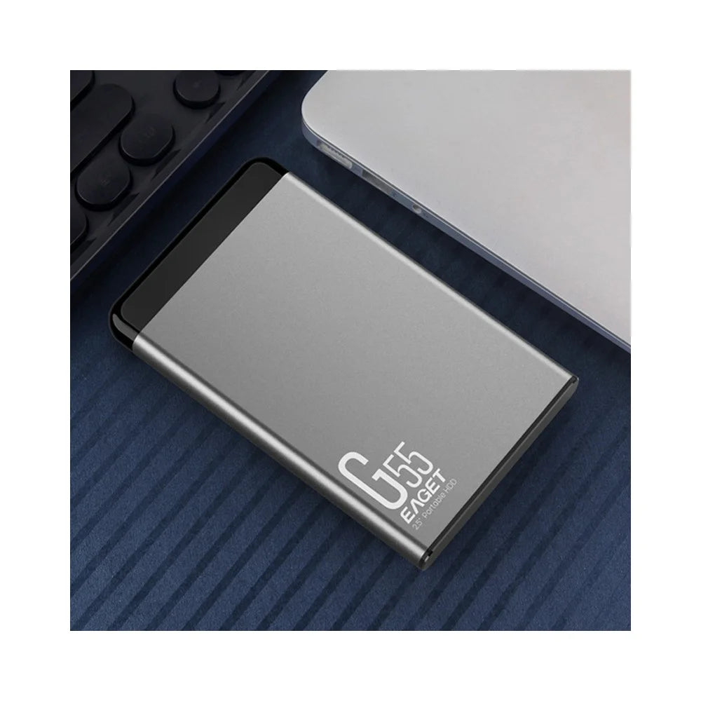 EAGET G55 1TB 2.5 Inch Portable External Hard Drive USB 3.0 HDD Storage Drive with 110MB / s Read Speed - 7