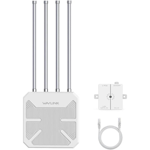 WAVLINK WN573HX3 WiFi 6 Repeater Dual Band Outdoor Wireless Router for Courtyard RV - US Plug - 1