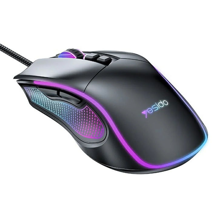 YESIDO KB20 USB Wired Gaming Mouse 7200DPI RGB Light Computer Laptop Mice - 1