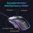 YESIDO KB20 USB Wired Gaming Mouse 7200DPI RGB Light Computer Laptop Mice - 6
