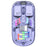 Rechargeable Computer Mouse Wireless Dual-Mode Mouse for Gaming Office Work - Purple - 1