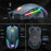 ONIKUMA CW905 Rechargeable 2.4G Wireless Gaming Mouse RGB Light Computer Mice - Black - 7