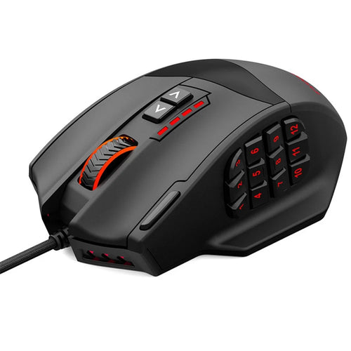 E-YOOSO X39 USB Wired Computer Mouse Ergonomic Gaming Mouse with 12 Side Buttons - 1