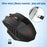 E-YOOSO X33 2.4G Wireless + USB-C Wired Computer Gaming Mouse with 12 Side Buttons - 2