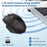 E-YOOSO X33 2.4G Wireless + USB-C Wired Computer Gaming Mouse with 12 Side Buttons - 5