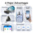 EAGET I90 USB / 8-Pin / Type-C 3-in-1 512GB U-Disk Computer Laptop Phone Flash Drive - 3