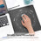 MBLUE M203 Rechargeable 2.4G Wireless Mouse Ergonomic Home Office Mute Mice - Black - 4