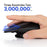 MBLUE M203 Rechargeable 2.4G Wireless Mouse Ergonomic Home Office Mute Mice - Black - 6