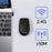 MBLUE M203 Rechargeable 2.4G Wireless Mouse Ergonomic Home Office Mute Mice - Black - 7