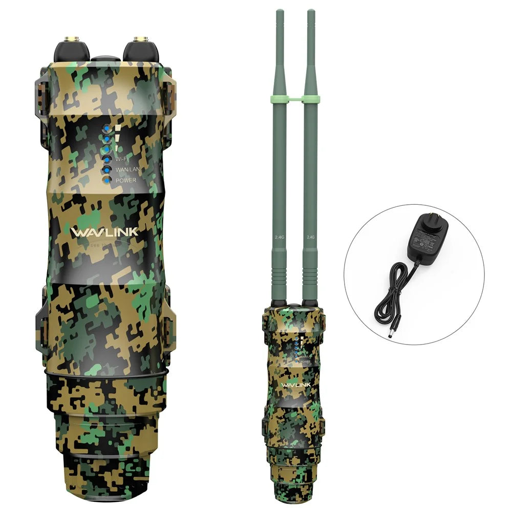 WAVLINK WN570HN2 300Mbps High Power Outdoor Router Poe Weatherproof AP  /  Repeater Mode WiFi Extender - AU Plug - 1
