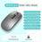 M108 AI Smart Voice Mouse 10m Wireless Rechargeable 5-Key Mouse for Windows Mac - Grey - 2