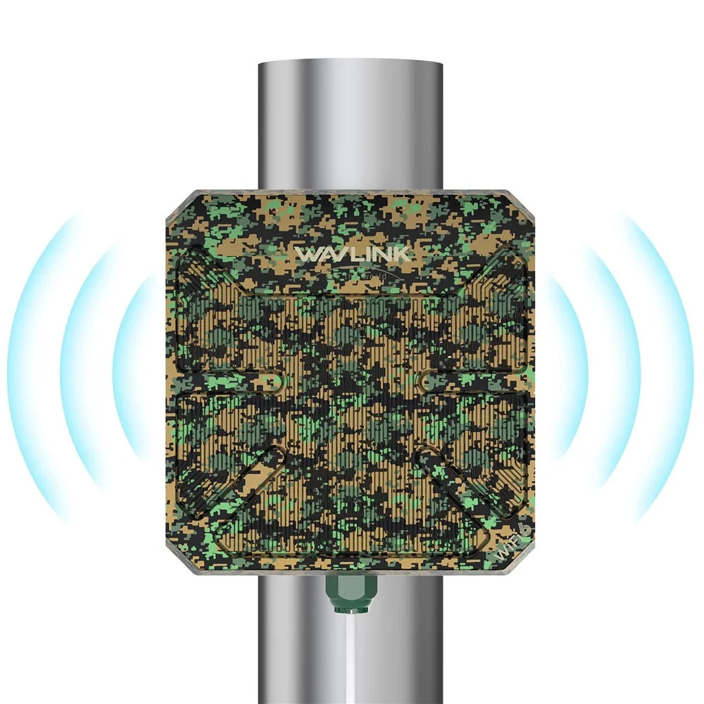WAVLINK WN573HP3 Outdoor WiFi 6 Extender AX3000 Dual Band Repeater Built-In 12dBi Directional Antenna - AU Plug - 4