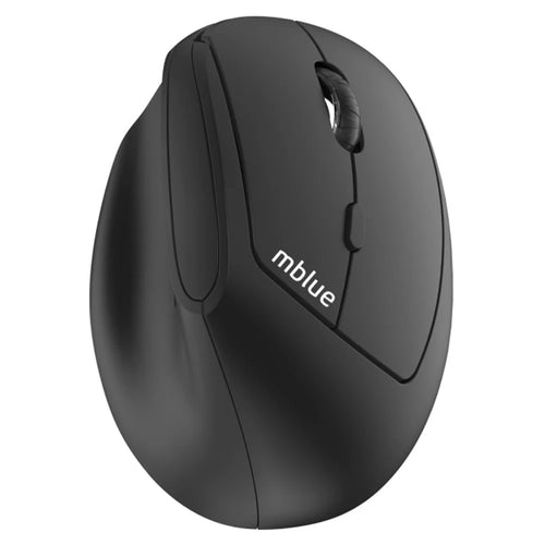 MBLUE M206PRO 2.4G Wireless Mouse 5 DPI Adjustable 6 Buttons Ergonomic Vertical Mouse - Black - 1