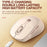 T-WOLF Q7 2.4G Wireless Mouse 3-Level DPI Adjustable Optical Sensor 6 Buttons for Home / Office Use - 6