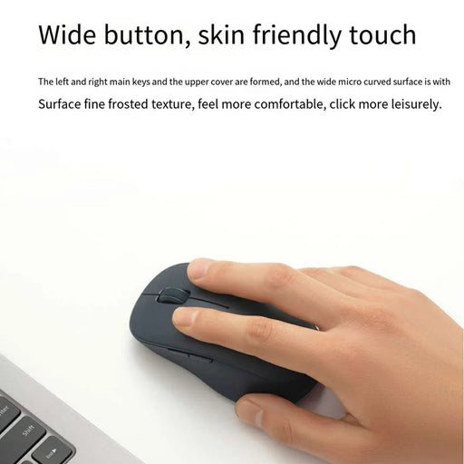 XIAOMI XMSMSB01YM Ergonomic Wireless Bluetooth-Compatible Dual Mode Mouse for Windows / Mac (Chinese Version) - Black - 2