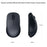 XIAOMI XMSMSB01YM Ergonomic Wireless Bluetooth-Compatible Dual Mode Mouse for Windows / Mac (Chinese Version) - Black - 7