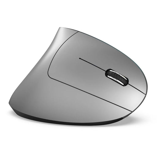 HXSJ Ergonomic Vertical Mouse 2.4G + Bluetooth-Compatible 5.1 Dual Mode 2400DPI Silent Mouse - Grey - 2