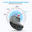HXSJ Ergonomic Vertical Mouse 2.4G + Bluetooth-Compatible 5.1 Dual Mode 2400DPI Silent Mouse - Grey - 6