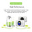 MF968-E Eurasian Version Color Screen Mobile Router 4G Portable WiFi Hotspot Device with Removable Battery - 6