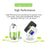 A8-E Eurasian Version Portable 4G LTE Pocket WiFi Router Wireless Network Hotspot Mobile Broadband Device - White - 6
