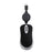 Portable Retractable USB-C Cable Mini Mouse Children Compact Wired Optical Mouse - Black - 4