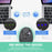 Rechargeable Ergonomic Vertical Mouse 2.4G / Bluetooth-Compatible Silent Wireless Mouse for Right Hand - Purple - 3