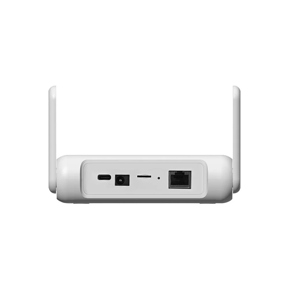 Q30-E 4G LTE Router Foldable Antenna Portable WiFi 6 Hotspot with RJ45 Port and Nano SIM Card Slot, Eurasian Version - US Plug - 3