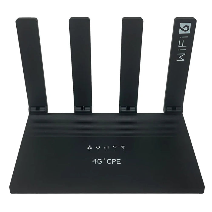 WR800 600Mbps High Speed 4G LTE WiFi Router 4 LAN Ports WiFi 6 Wireless Modem with 5000mAh Battery, Eurasian Version - US Plug - 2