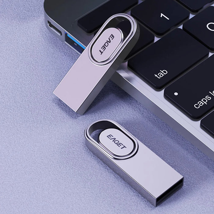 EAGET U5 32G USB2.0 Plug and Play USB Stick Waterproof Memory Stick with Zinc Alloy Design - 5