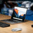 WIWU Magic WM101-C 2.4G + Bluetooth-compatible Dual Mode Wireless Mouse 1000 / 1200 / 1600 DPI Ergonomic Mice - Silver - 5