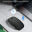WIWU Magic WM101-C 2.4G + Bluetooth-compatible Dual Mode Wireless Mouse 1000 / 1200 / 1600 DPI Ergonomic Mice - Silver - 6