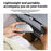 WIWU Magic WM101-C 2.4G + Bluetooth-compatible Dual Mode Wireless Mouse 1000 / 1200 / 1600 DPI Ergonomic Mice - Silver - 7