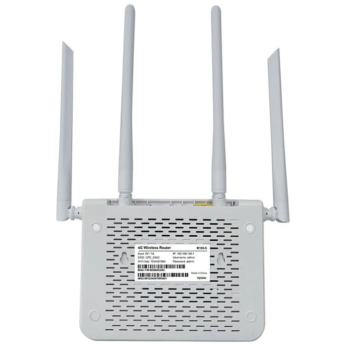 R103-E Eurasian Version Type-C Port LTE WiFi Router Home Office SIM Card Slot 4G Wireless Network Router - EU Plug - 3