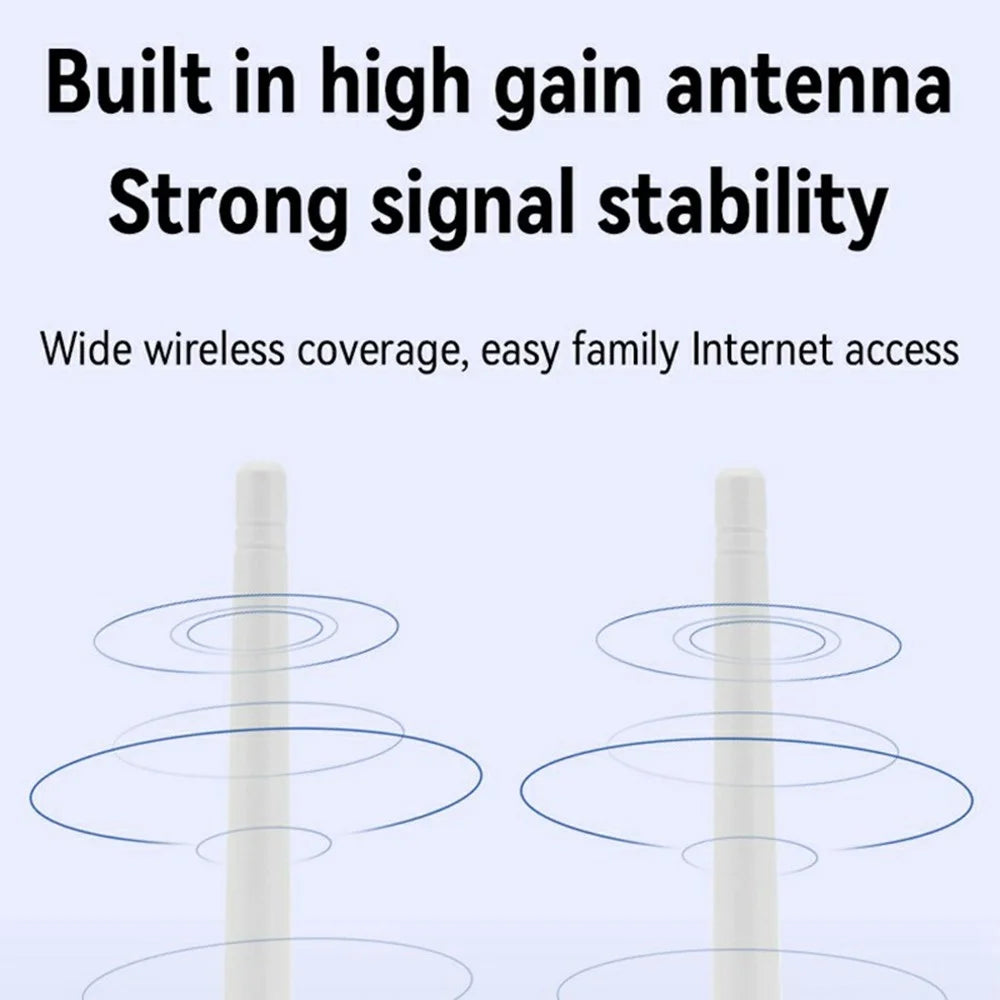 R102 LTE 4G Router with SIM Card Slot Ethernet Port WiFi Sharing 4G CPE 300Mbps Router - EU Plug - 5