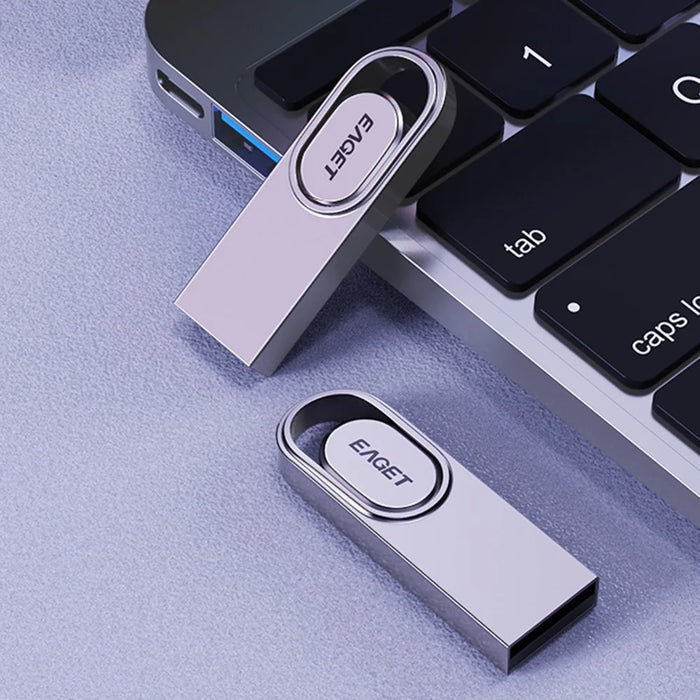 EAGET U5 16G USB2.0 All-Zinc-Alloy UDP Thumb Drive Waterproof Fast Transfer USB Stick - 5