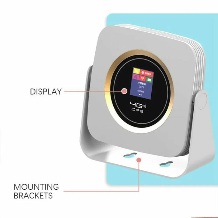 CPF903B Eurasian Version 4G LTE WiFi Router Wireless CPE Single Ethernet Port SIM Card Slot 150Mbps Router - White / US Plug - 6
