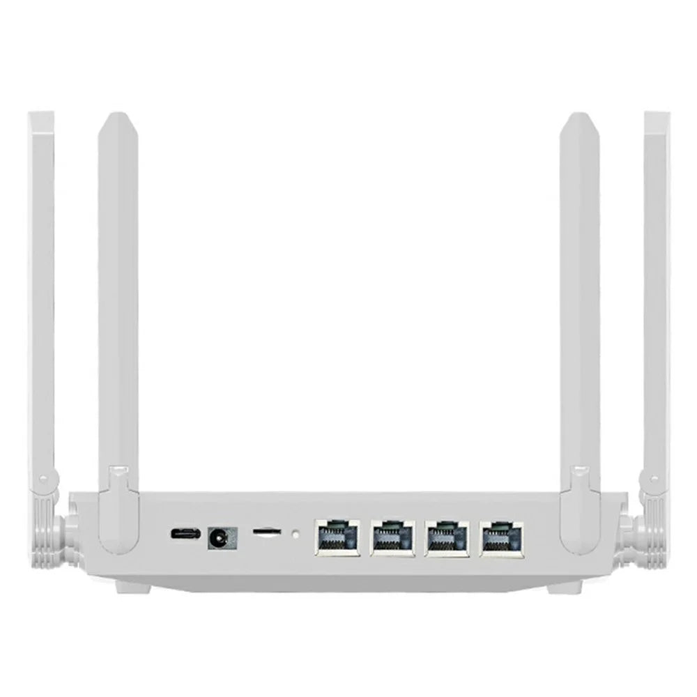 WR900-E Eurasian Version LTE WiFi6 Router 4G SIM Card 5000mAh Battery 6 Antennas 4 LAN Ports Router - US Plug - 3
