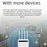 C521-E Cat7 4G Wireless Router 5 LAN Ports WiFi Hotspot with SIM Card Slot, Eurasian Version (with 4000mAh Battery) - US Plug - 5